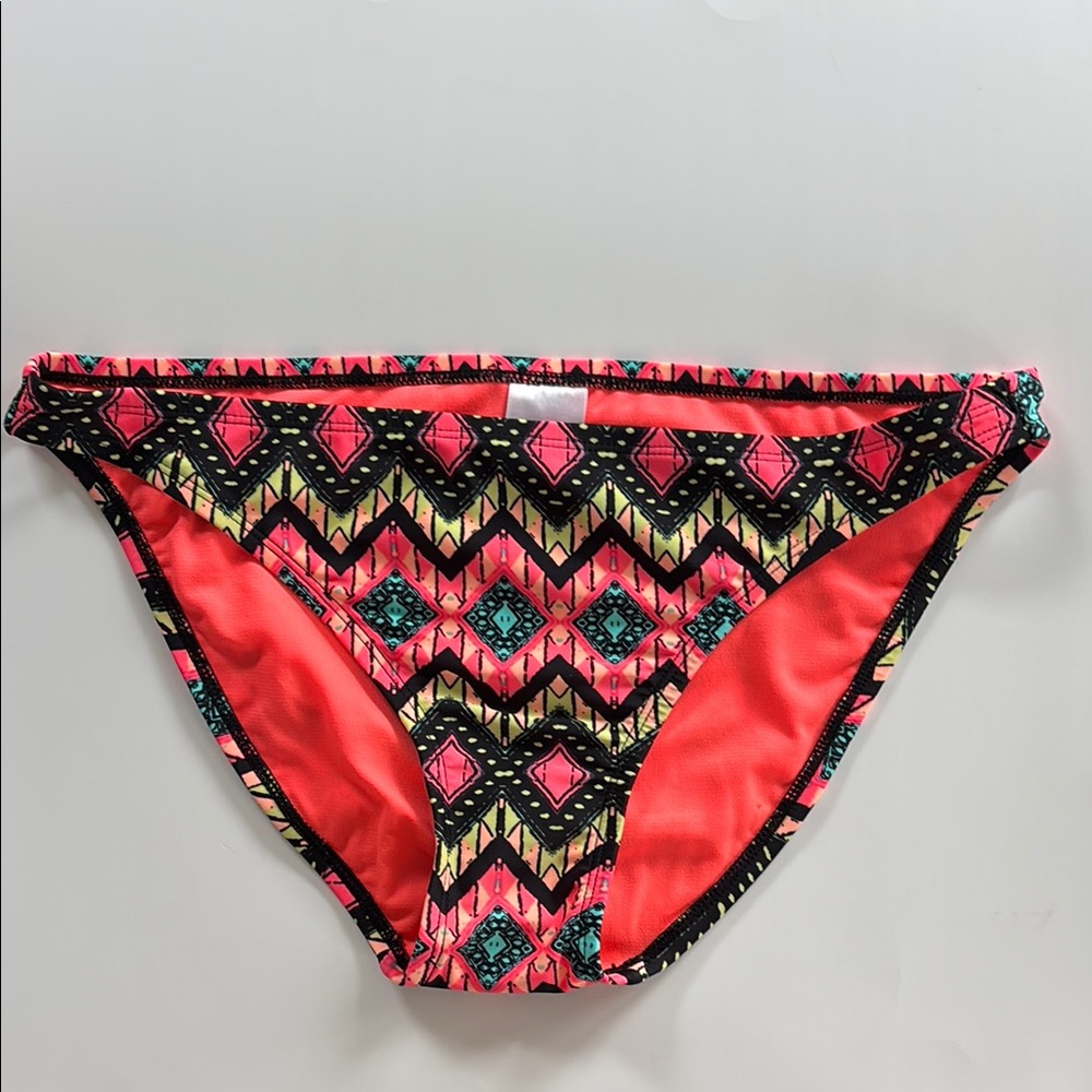 Xhilaration Pink and Black Chevron Bikini
